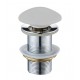 Донный клапан для раковины  MEXEN KLIK-KLAK PLATINUM GRAY MATT без перелива, с керамической крышкой