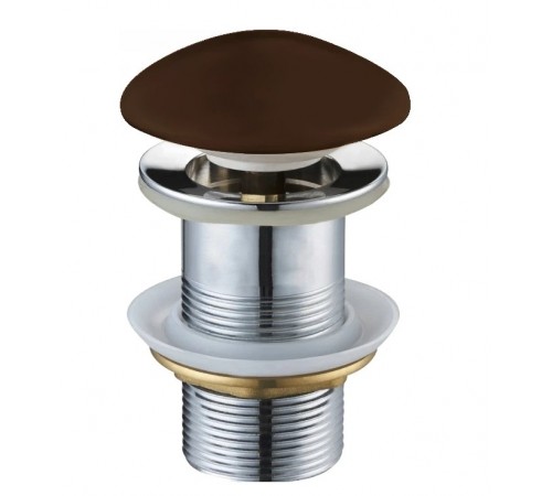 Донный клапан для раковины MEXEN KLIK-KLAK BROWN MATT без перелива, с керамической крышкой