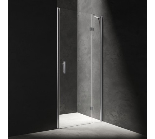 душевые двери Omnires Manhattan 100x195 см безопасное стекло chrome/transp (ADP10XLUX-TCRTR)