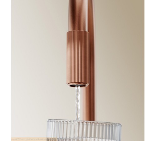 смеситель для кухни Omnires Switch с функцией фильтра для воды, brushed copper (SW9057-FD1CPB)