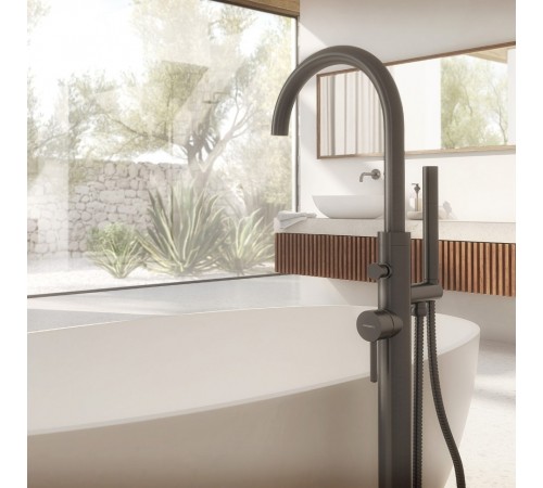 смеситель для ванны отдельностоящий Omnires Y graphite (Y1233GR)