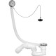 Сифон для ванны VIEGA 1 1/2”x40/50 с переливом пластик белый 573973 (311537)