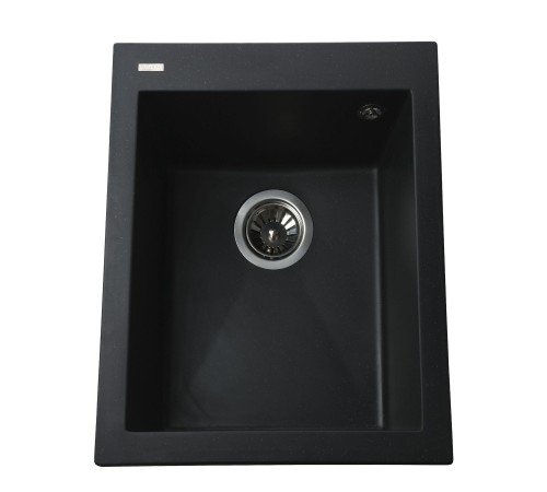 Гранітна мийка Globus Lux LAMA чорний 410х500мм-А0002