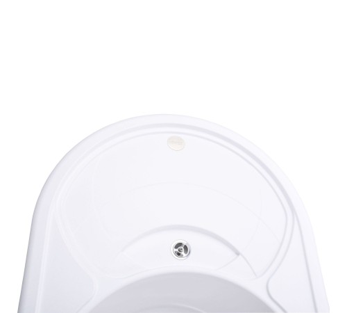 Гранітна мийка Globus Lux LUISE білий 780х500мм-А0007
