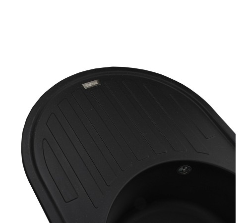 Гранітна мийка Globus Lux OHARA чорний 770х500мм-А0002