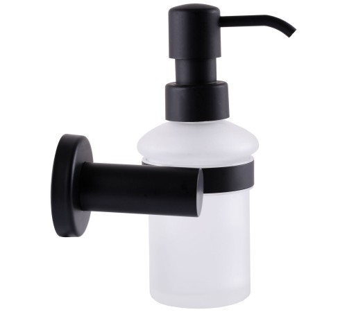 Дозатор жидкого мыла Globus Lux BS8433 черный матовый SUS304