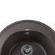 Гранітна мийка Globus Lux MARTIN коричневий 510мм-А0006