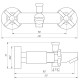 Смеситель для ванной Globus Lux DUKAT SD4-102