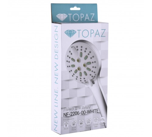 Душова лійка Topaz NF-2206-00-WHITE