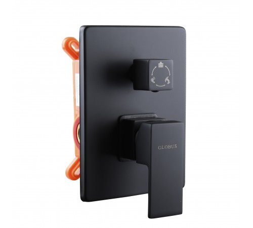 Смеситель для душа Globus Lux SMART GSM-305-BB встроенный, на три потребителя, без душ. набора, Черный