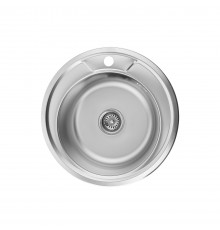 Кухонна мийка Kroner KRP Satin - 490 (0.6 мм) (CV022764)