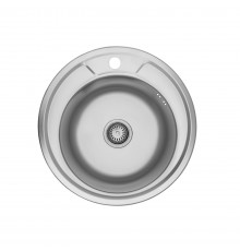 Кухонна мийка Kroner KRP Satin - 490 (0.8 мм) (CV022766)