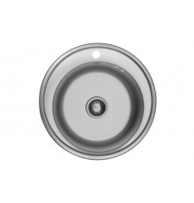 Кухонна мийка Kroner KRP Satin - 510 (0.8 мм) (CV022770)