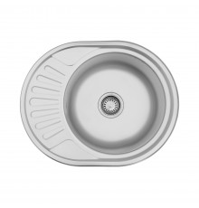 Кухонна мийка Kroner KRP Satin - 5745 (0.8 мм) (CV022775)