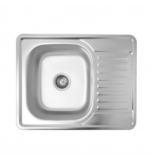 Кухонна мийка Kroner KRP Satin - 6350 (0.8 мм) (CV022779)