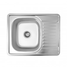Кухонна мийка Kroner KRP Satin - 6350 (0.8 мм) (CV022779)