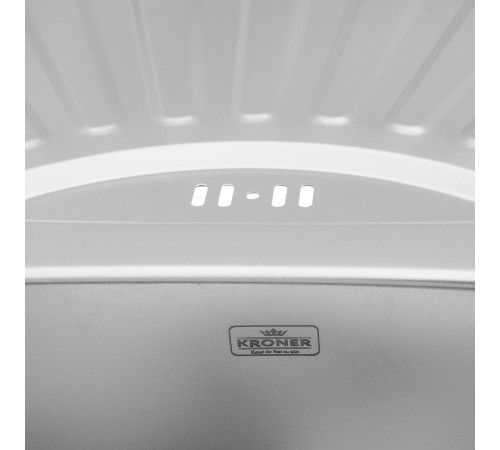 Кухонна мийка Kroner KRP Satin - 7549 (0.8 мм) (CV022782)