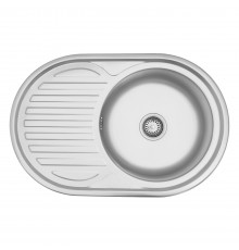 Кухонна мийка Kroner KRP Satin - 7750 (0.6 мм) (CV022787)