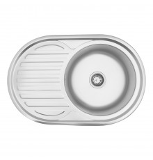 Кухонна мийка Kroner KRP Satin - 7750 (0.8 мм) (CV022788)