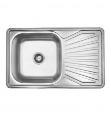 Кухонна мийка Kroner KRP Satin - 7848 (0.8 мм) (CV022789)
