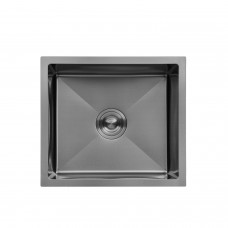 Кухонна мийка Kroner KRP Schwarze - 4843HM PVD (3.0/1.0 мм) (CV022792)