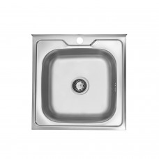 Кухонна мийка накладна Kroner KRP Satin - 5050 (0.6 мм) (CV022819)