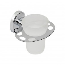 Склянка з тримачем зубних щіток для ванної кімнати Kroner KRM Elbe - ACG2906-1 (CV022862)