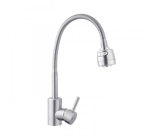 Змішувач для кухні з гнучким виливом Agua Acero - INOX035-2 (CV023291)