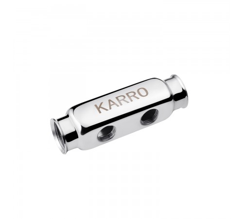 Коллектор Karro 1"х1/2" РО на 2 выхода KR-1003 нержавеющая сталь (CV023820)