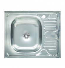 Мойка кухонная из нержавеющей стали Platinum 6050 L (0,4/120 мм)