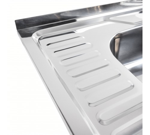 Кухонная мойка из нержавеющей стали Platinum ПОЛИРОВКА 6060 R (0,7/160 мм)