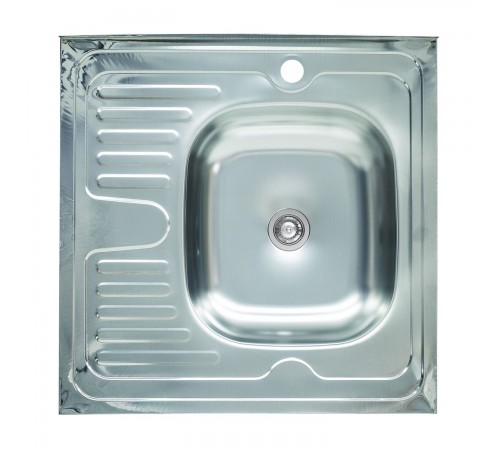 Мойка кухонная из нержавеющей стали Platinum 6060 R (0,4/120 мм)