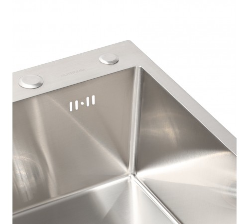 Кухонная мойка Platinum Handmade 400x500х220 (толщина 3,0/1,5 мм, корзина и дозатор в комплекте)