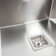 Кухонная мойка нержавейка Platinum Handmade 78х50 R (одно отверстие, квадратный сифон, 3,0/1,0 мм)