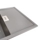 Гранитная мойка для кухни Platinum 8650 DIAMOND матовая (серый муссон)