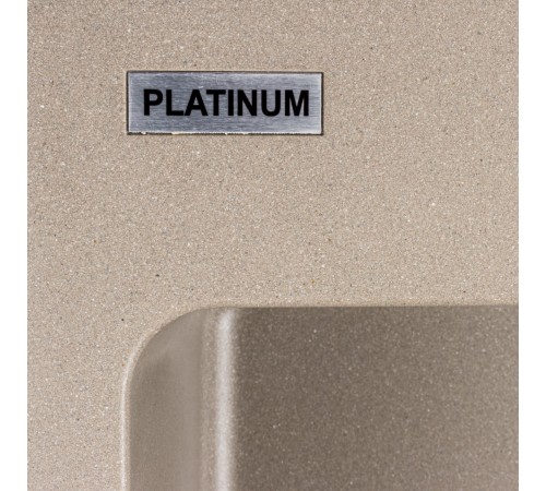Гранитная мойка для кухни Platinum 7850 Bogema матовый Титан