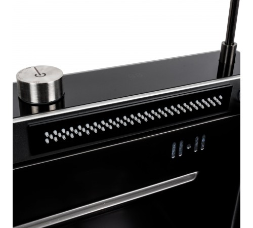 Кухонная мойка 75*45D PVD черная Platinum Handmade "ВОДОСП" декор