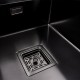 Кухонная мойка скрытая черная Platinum TZ 40*50