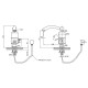 Проточный кран-водонагреватель кухонный Lidz Warm 057 LDWAR057WCR24983 White / Chrome