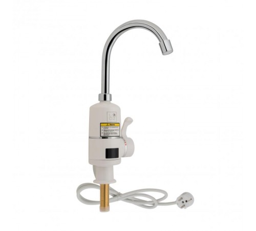 Проточный кран-водонагреватель кухонный Lidz Warm 056 LDWAR056WCR24984 White / Chrome