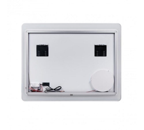 Зеркало Qtap Aquarius 1000х800 с LED-подсветкой кнопочный переключатель, линза, QT2178141980100W