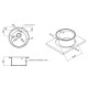 Кухонна мийка Lidz D510/200 ANT-15 (LIDZANT15D510200)