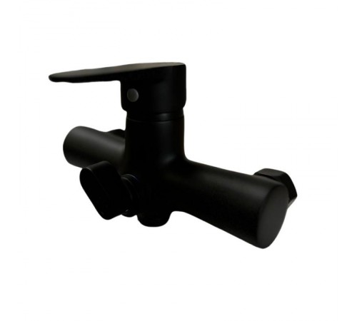 Смеситель для ванны Lidz Nicole 005 с поворотным изливом (с душевым гарнитуром) (k35) LDNIC005BLA45183 Black