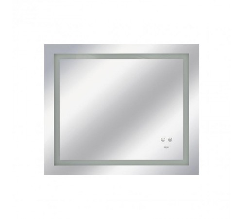 Зеркало Qtap Mideya 800х700 с LED-подсветкой Touch, с антизапотеванием, с димером, рег. яркости Reverse QT2078NCF8070W