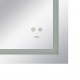 Дзеркало Qtap Mideya 900х700 з LED-підсвічуванням Touch, з антизапотіванням, з димером, рег. яскравості Reverse QT2078NCF9070W