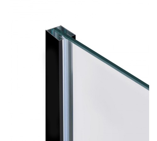Душевая перегородка Qtap Walk-In Standard BLM2011.C8 100х190 см, стекло Clear 8 мм, покрытие CalcLess