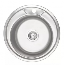 Кухонна мийка WEZER 490(08) Decor 490x180 мм + сифон