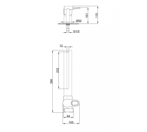 Гігієнічний душ Frap F1250-2 з кріпленням під унітаз, хром