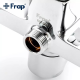 Душева система Frap F2460, поворотний вилив - перемикач на лійку/душ, 1 режим, хром