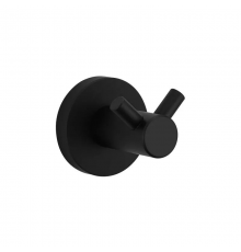 Гачок подвійний для ванної Frap F30205-2, нержавіюча сталь, чорний